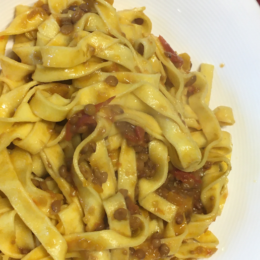 Ragù di lenticchie